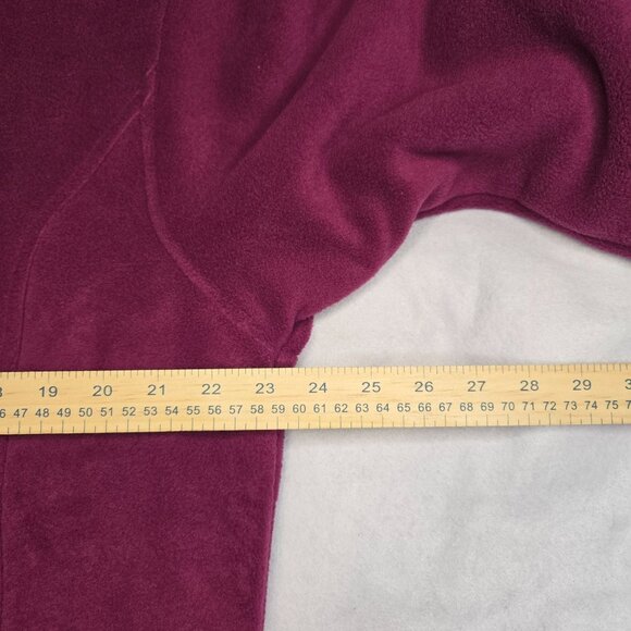 Columbia Womens Full-Zip Fleece Jacket 1X Berry Color Warm Outerwear Polyester - Picture 4 of 8